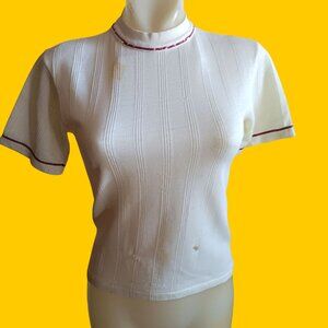 Vintage Single Stitch T-shirt Women's Small JC Penney Ribbed Distress 1970's